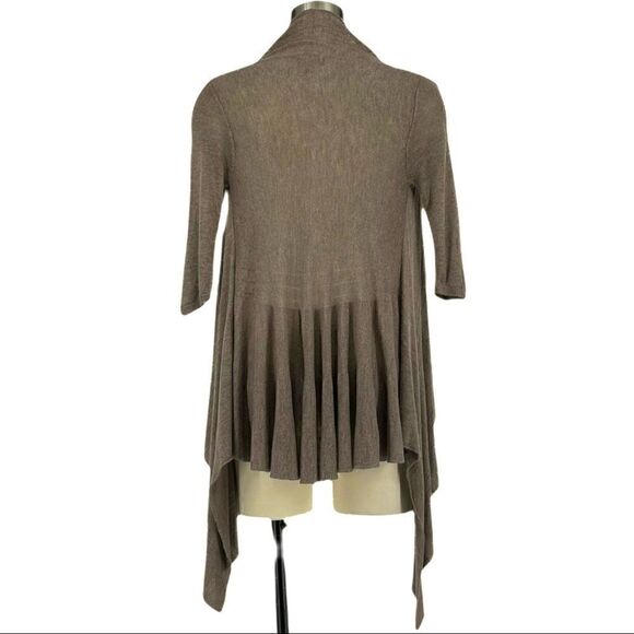 EXPRESS Open Front Waterfall Cardigan - Picture 4 of 10